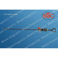 Laparoscopic Pcod Needle - Medical Grade Plastic & Ss, Black Color, Polished Surface Finish