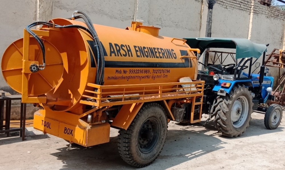 5000 Ltr Tractor Towing Sewer Jetting Machine
