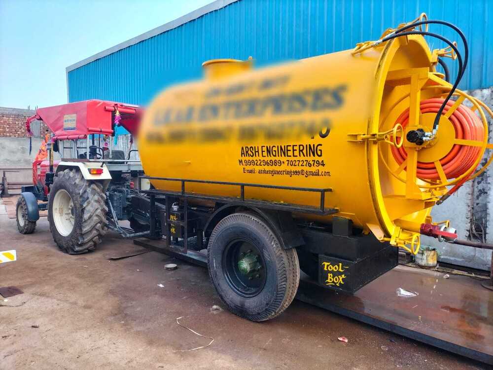 5000 Ltr Tractor Towing Sewer Jetting Machine