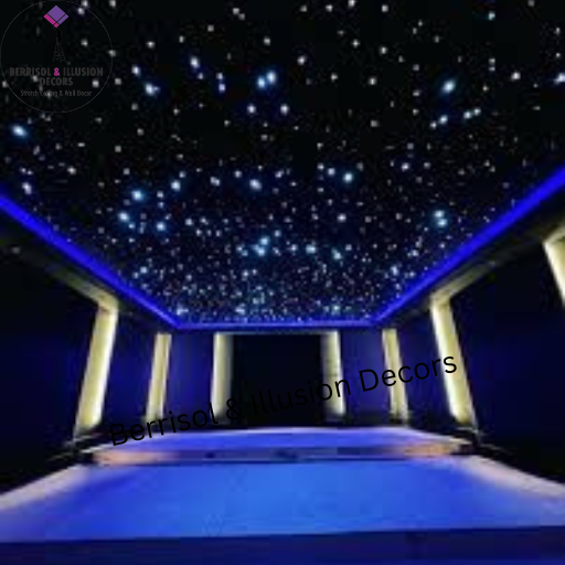 Fiber Optics Stretch Ceiling - Pattern: Customize
