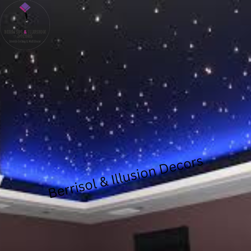 Fiber optics Stretch ceiling