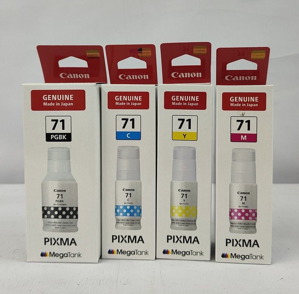 Canon GI 71 Set of 4 Colour Ink Bottle