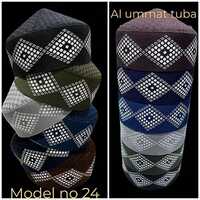 Patta Cap - Cotton Fabric, Multi Color Design | Embroidered Pattern For Men, Perfect For Traditional Ethnic Wear