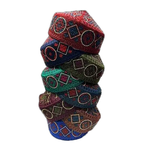 Pk Zari Cap - Color: Multi Color