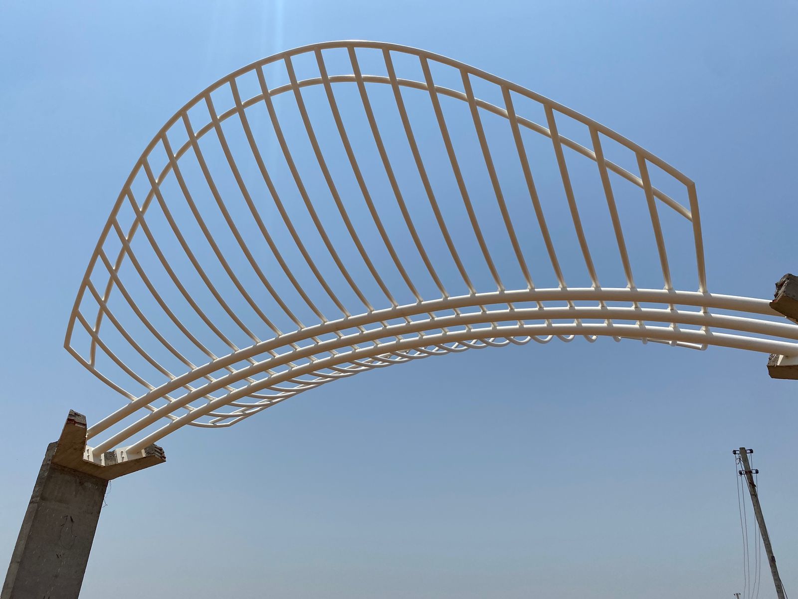 Tensile Cone Structure - Color: White