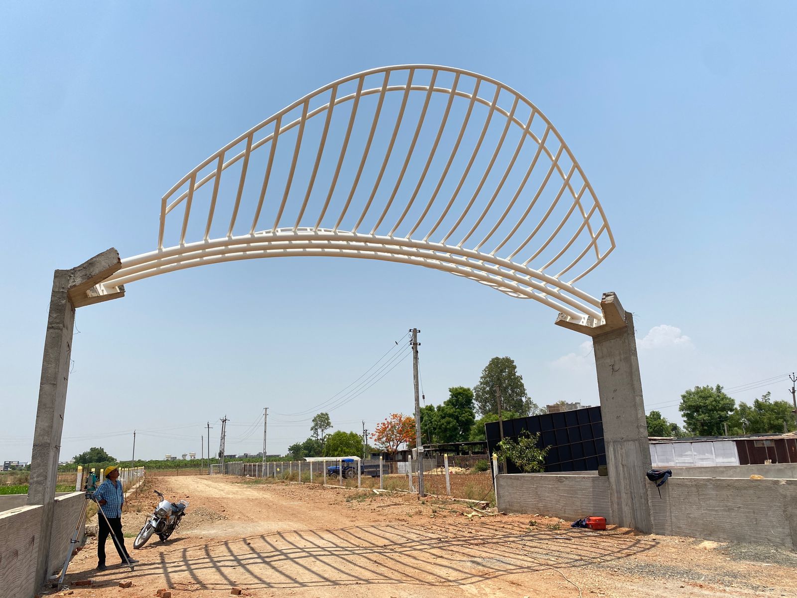 Tensile Cone Structure - Color: White