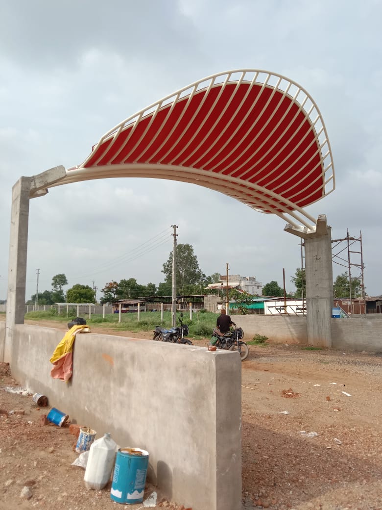 Tensile Cone Structure - Color: White