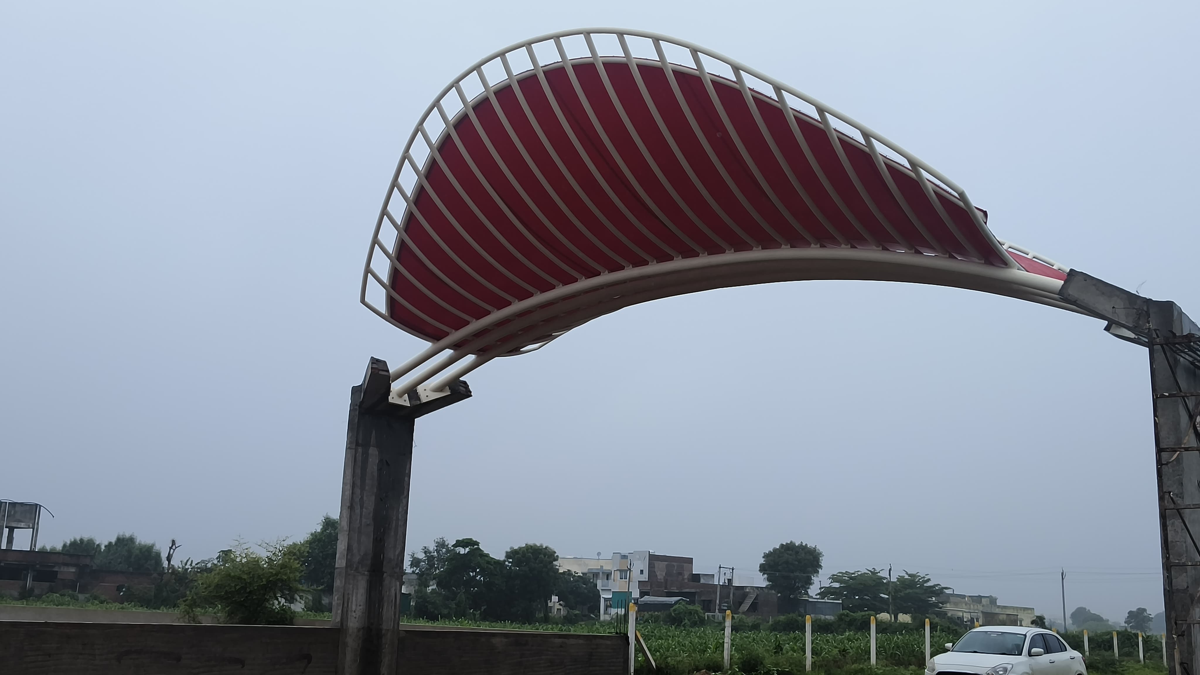 Tensile Cone Structure - Color: White