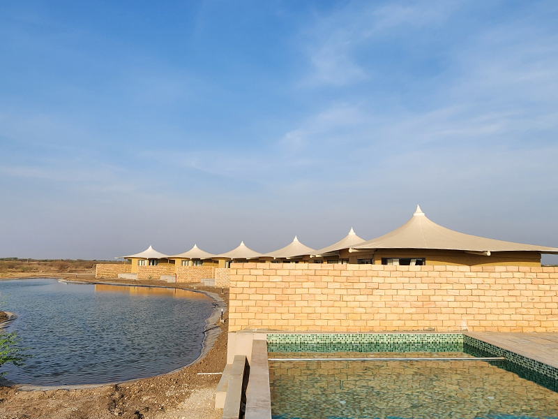 Tensile Cone Structure - Color: White