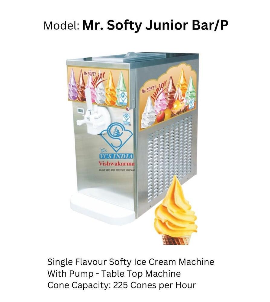 Softy Ice Cream Machine with Pump Mr. Softy Junior Bar/P