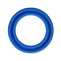 Pu Hydraulic Seal - Polyurethane Material, Various Sizes, Blue Color | Round Shape, High-pressure Resistance, Easy Installation