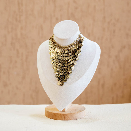 Designer Choker | Size: 5 Inch | 1 Pcs - Material: Nickel, Colors: Golden, Rose Gold, Mehendi, Black | Style: Contemporary, Chic Design, Versatile Wear