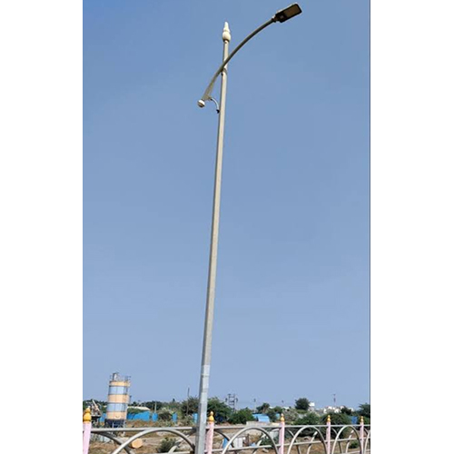 Gi Street Light Pole - Color: Grey