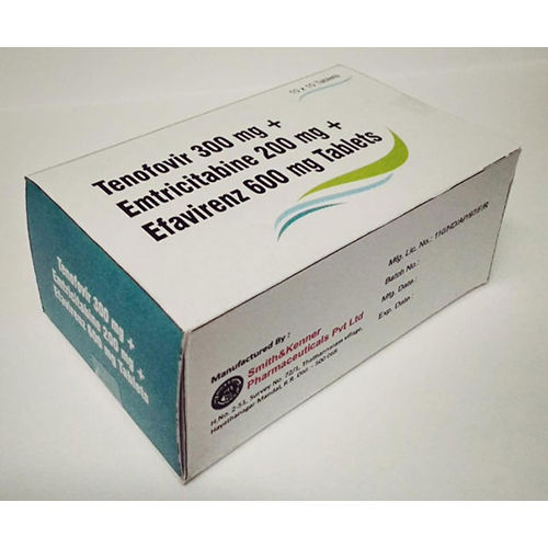 Tenofovir + Emtricitabine + Efavirenz Tablets - Suitable For: Adults