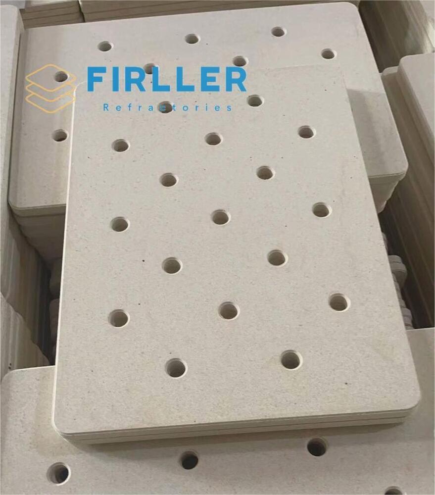 Kiln Furniture Ceramic Cordierite Mullite Perforated Plate/ Batt/ Slab/ Kiln Shelf/ Tile