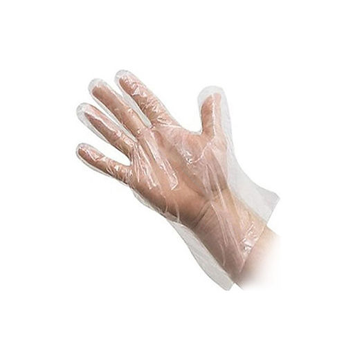 Plastic Hand Gloves - Color: Transparent