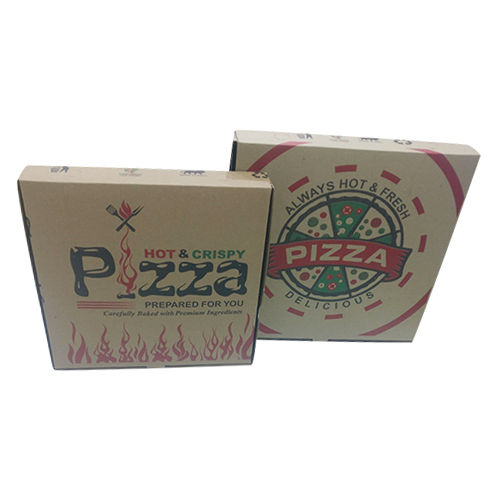 Pizza Packaging Box - Finishing: Matte Lamination