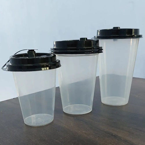 Plastic Sipper Glass - Color: Transparent