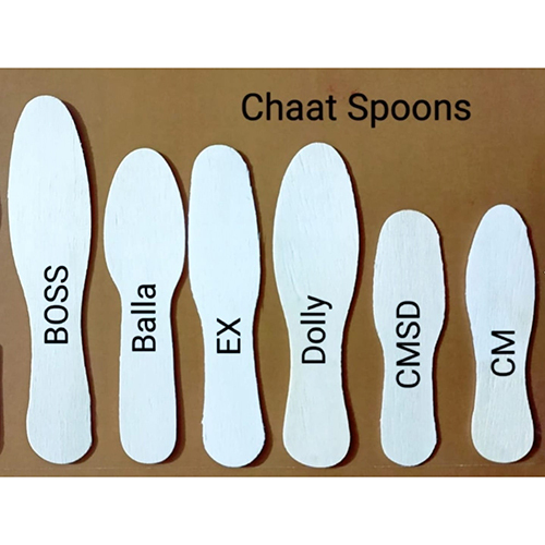 Wooden Indian Spoons - Color: White