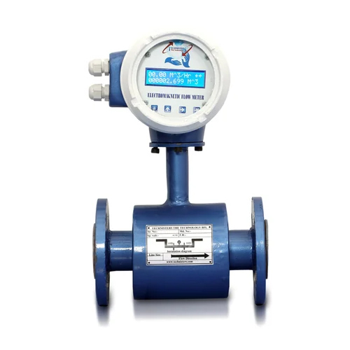 Flange End Electromagnetic Flow Meter - Material: Mild Steel