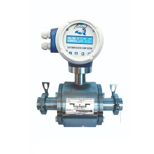 Sanitary Type Electromagnetic Flow Meter - Accuracy: A 0.5  %