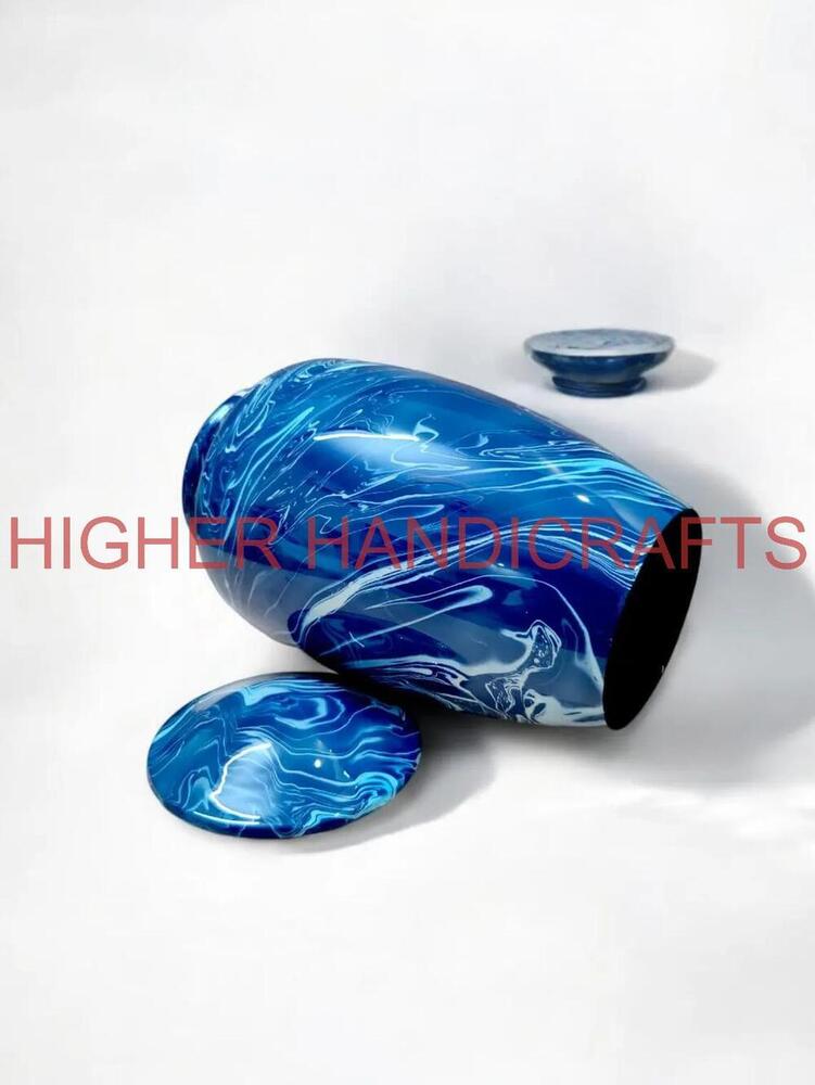 Royal Blue Adult Cremation Urn for Human Ashes Large Urns Wholesale Supplies