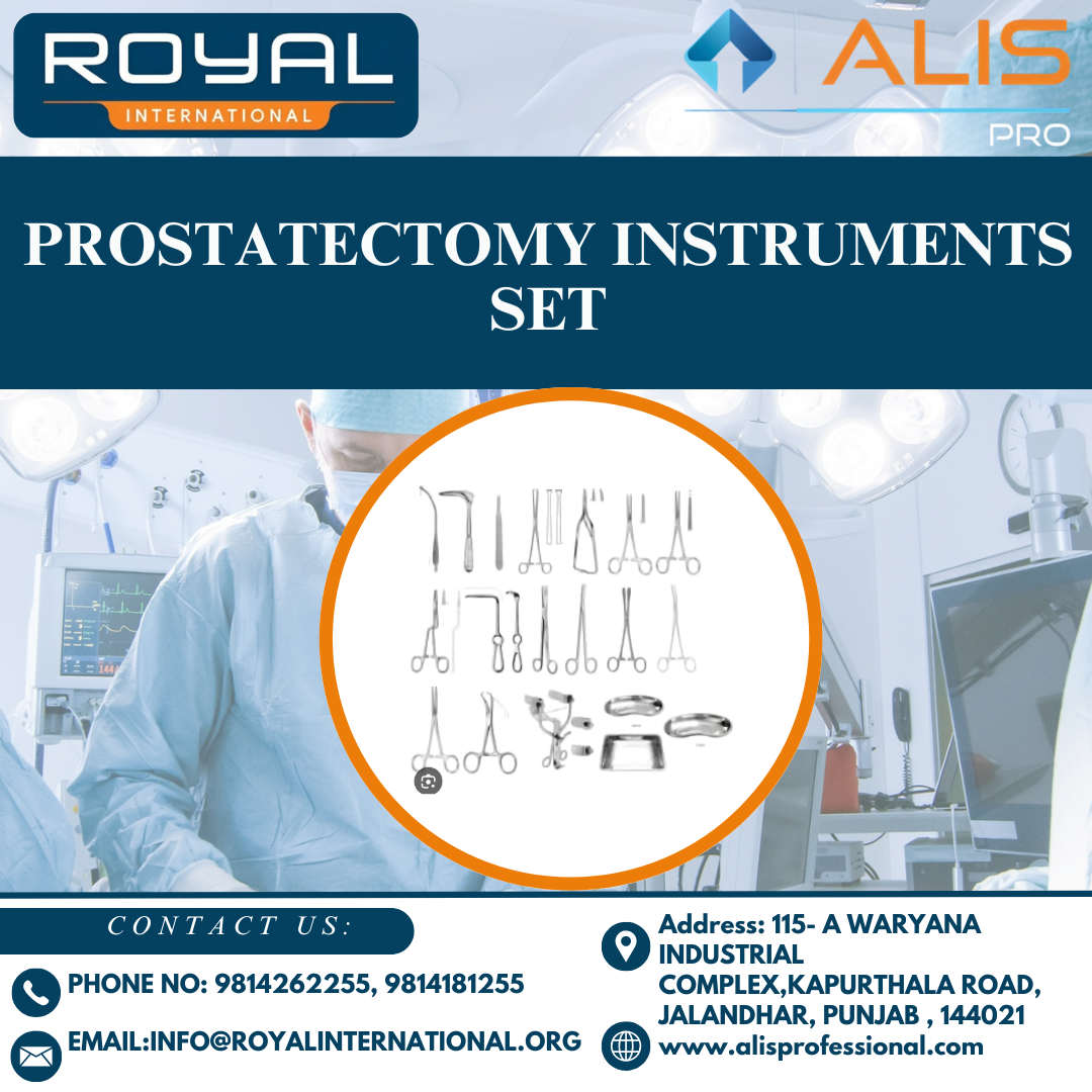 Prostatectomy Instruments Set