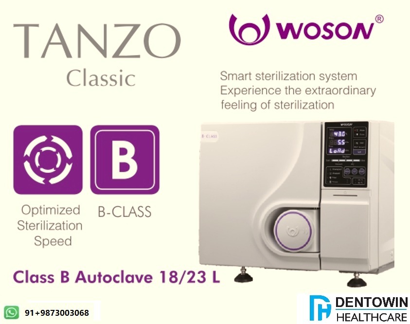 B CLASS AUTOCLAVE TANZO 23 LIT 