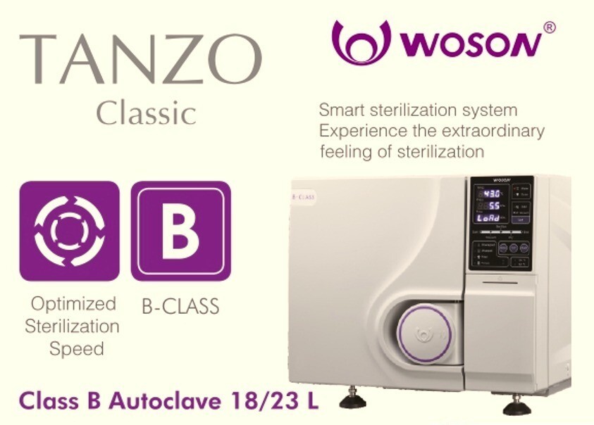 B CLASS AUTOCLAVE TANZO 23 LIT