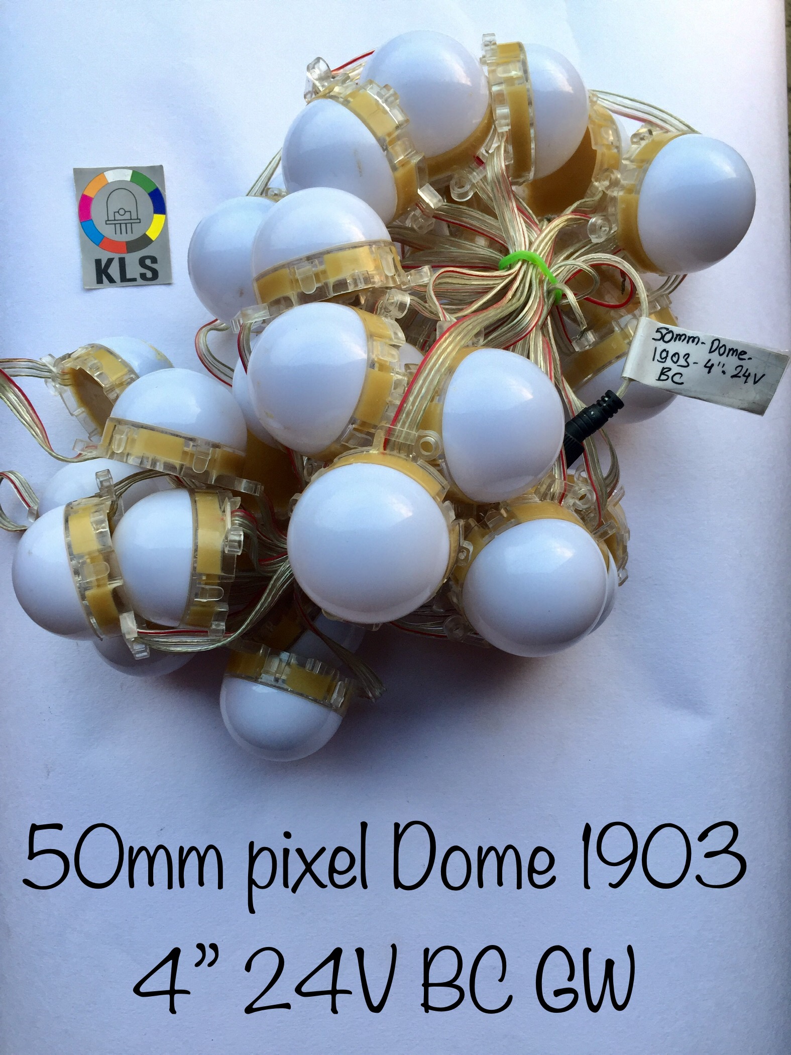 50mm Dome Pixel - 50mm Size, Rgb/rgbw/rgbww Color, 2w Power Factor, 24v Input Voltage | 5-inch Dome Shape Lighting Solution