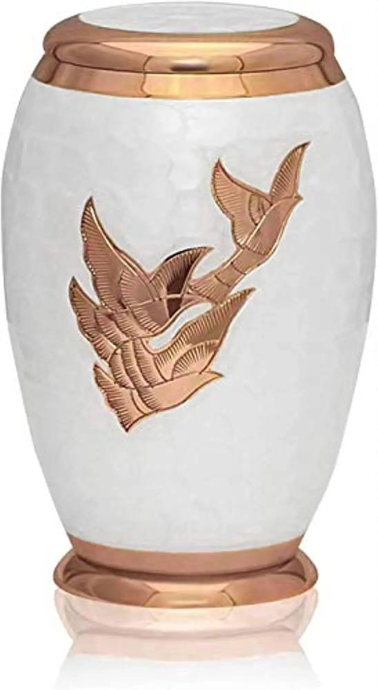 Adult Cremation Urn with Velvet Box  Made by Brass Urn Wholesale Funeral Urns Supplies