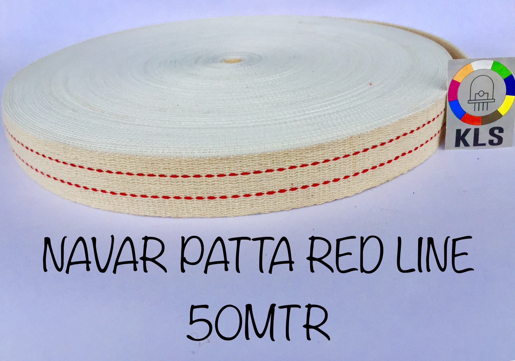 Niwar Patta - Industrial Cream-colored High-quality 25 Meter Length | Reliable And Durable Design With 1-year Warranty