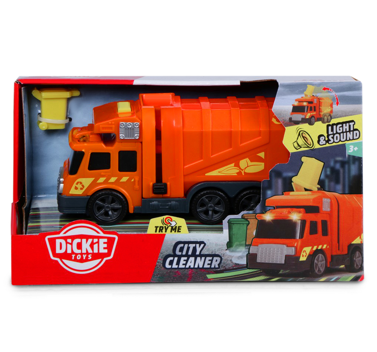 Dickie Light & Sound Vehicle - City Cleaner - Color: Multicolor