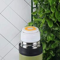 CherryBox Army Green Camouflage Bullet Shaped Stainless Steel Vacuum Flask Thermos Cup - 450 ml