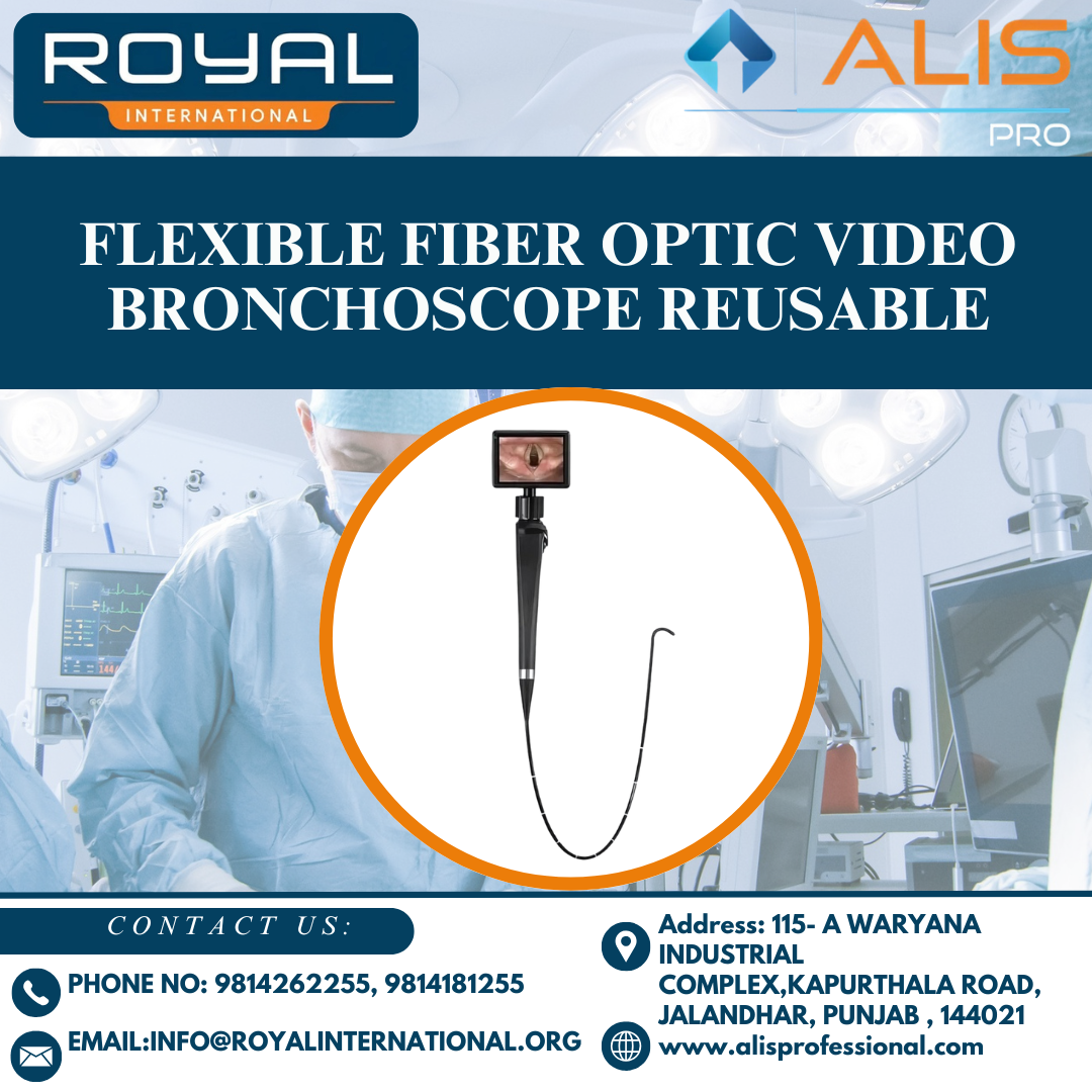 Flexible Fiber Optic Video Bronchoscope Reusable