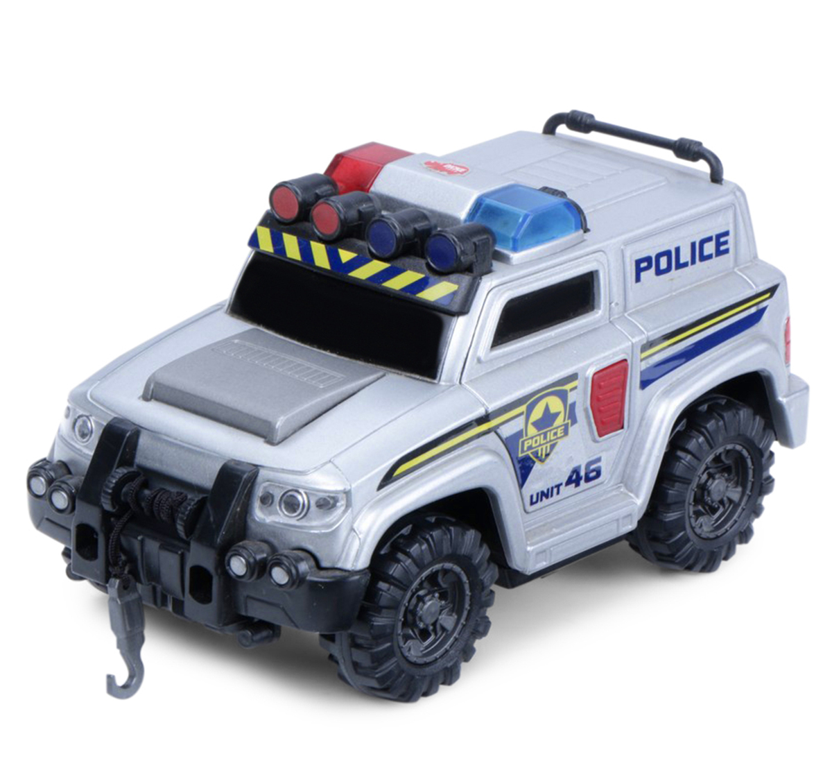 Dickie Light & Sound Vehicle - Police Car - Color: Multicolor