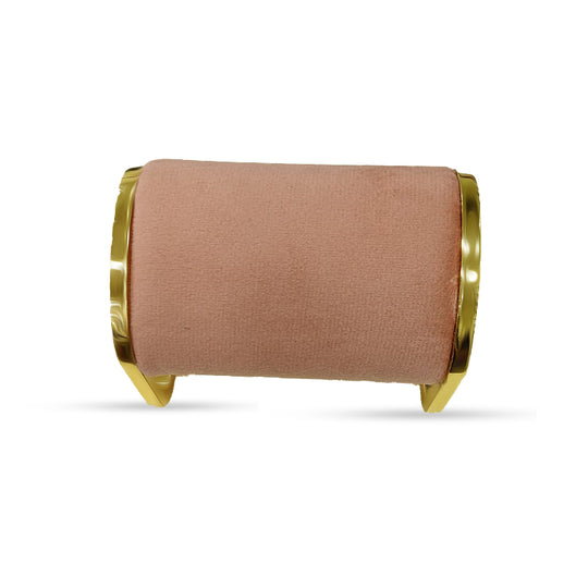Bracelet Display Stand - Material: Wood | Size: H-2.5 Inch W-3.5 Inch , Color Options: Green, Pink, Grey, Red, Off White, Black, Purple, Rose Pink, Brownish