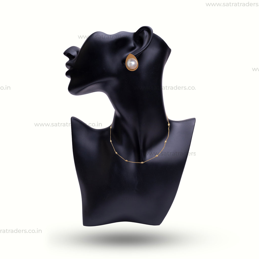 Necklace Display Stand | 1pc - Elegant Black Velvet, 12 Inch Height , Perfect For Showcasing Jewelry And Enhancing Retail Display