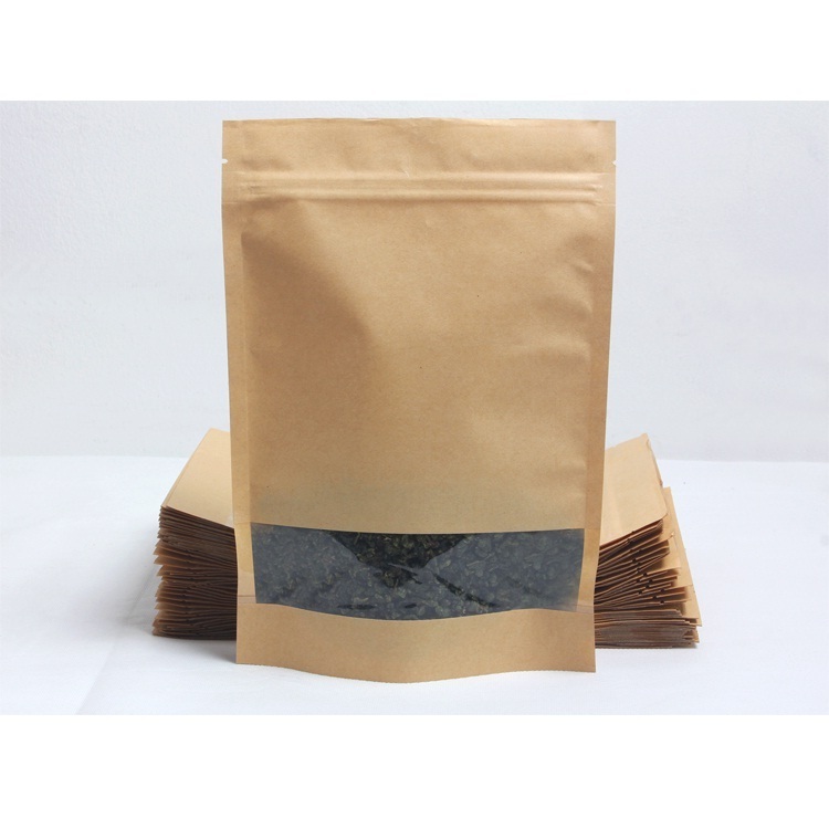 Brown kraft paper pouch