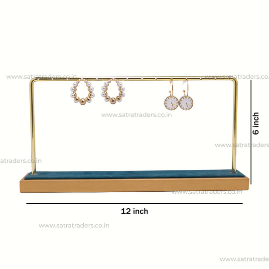Earring Display Stand - Acrylic, 10x15 Inches, Clear Finish | Ideal For Retail Showcases, Home Organizers, And Craft Fairs