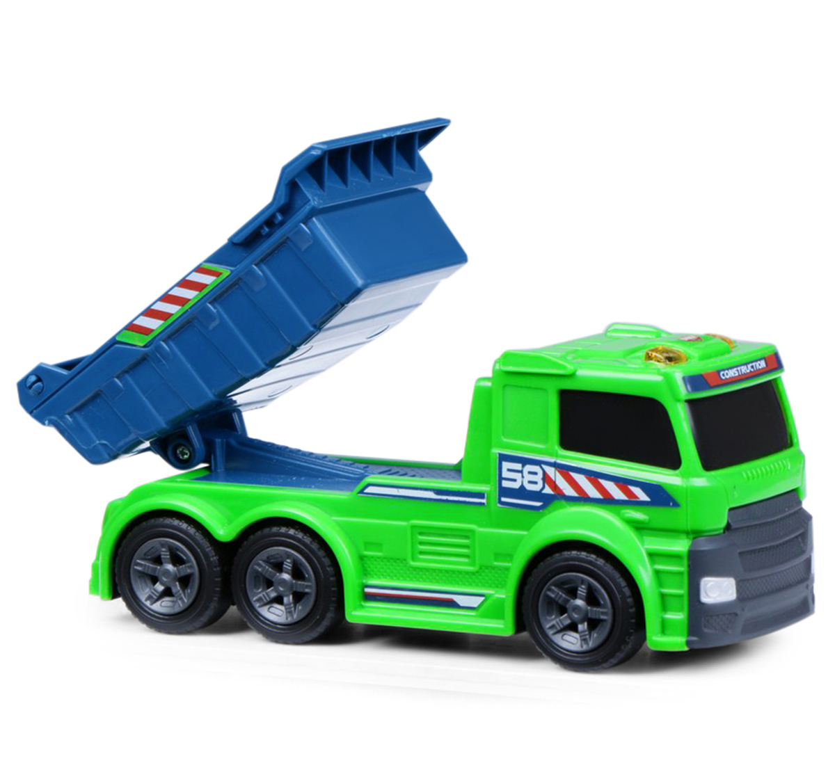 Dickie Light & Sound Vehicle - Dump Truck - Color: Multicolor