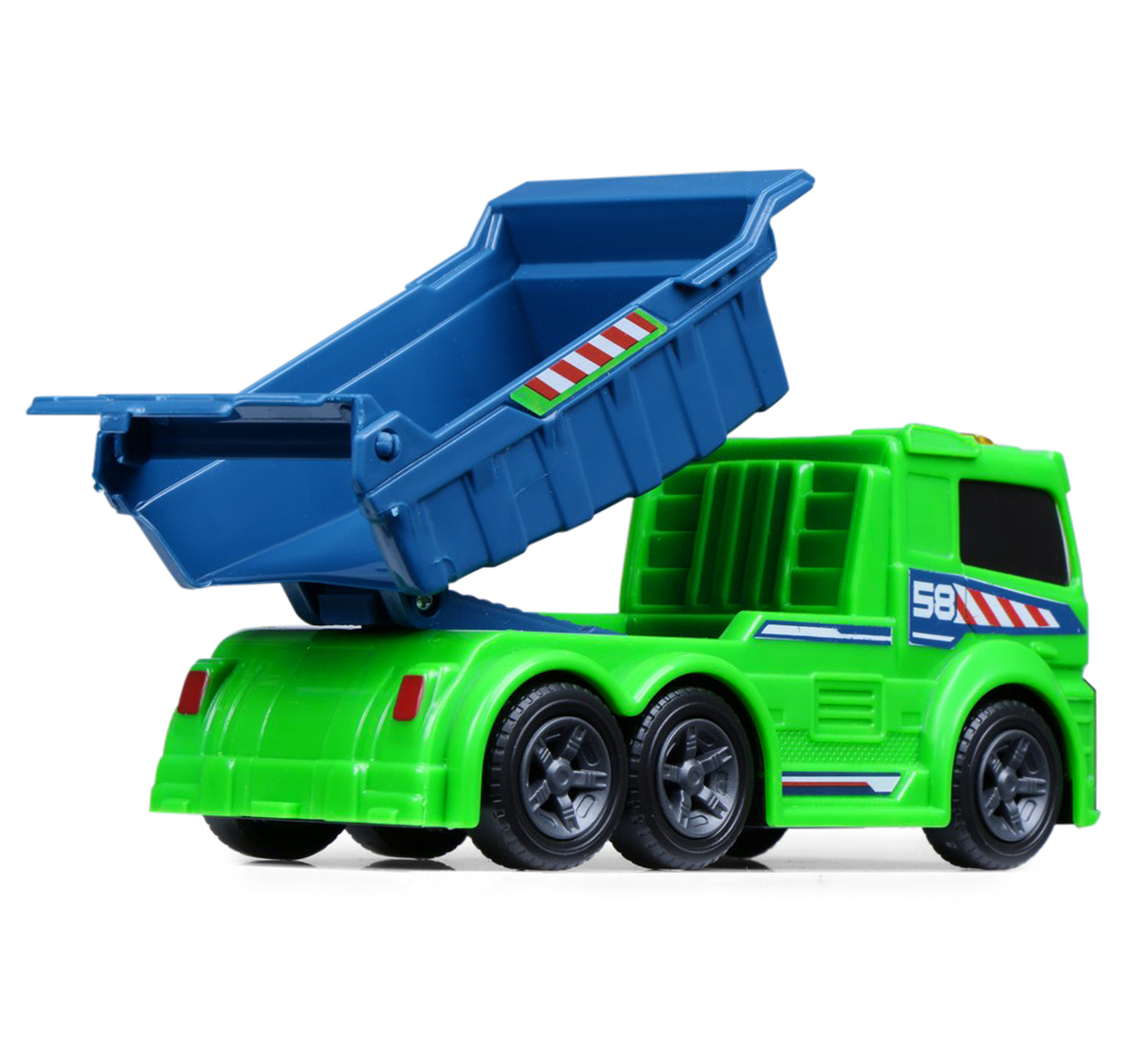 Dickie Light & Sound Vehicle - Dump Truck - Color: Multicolor