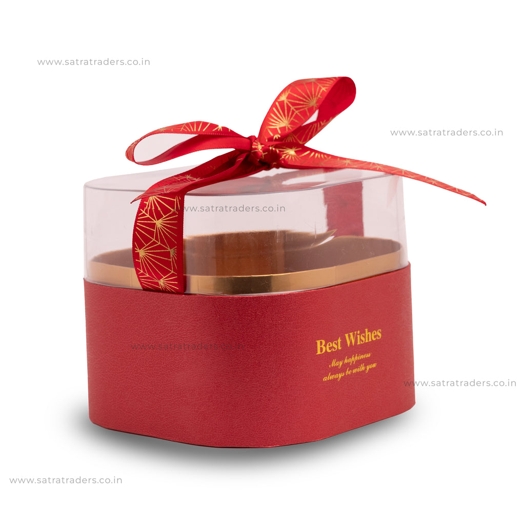 Gift Box | 1pc - Colorful Gift Box Set In Orange, Red, Green, And Pink | Perfect For All Occasions, Stylish Presentation, Ideal For Gifting