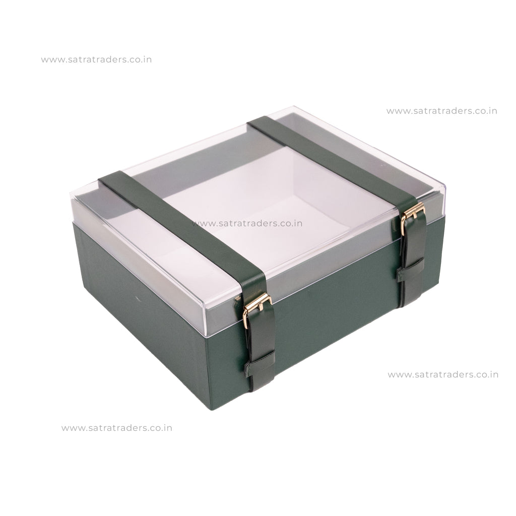 Gift Box | 1pc - Colorful Red, Pink, Blue, Green Presentation Box , Perfect For Gifting And Special Occasions