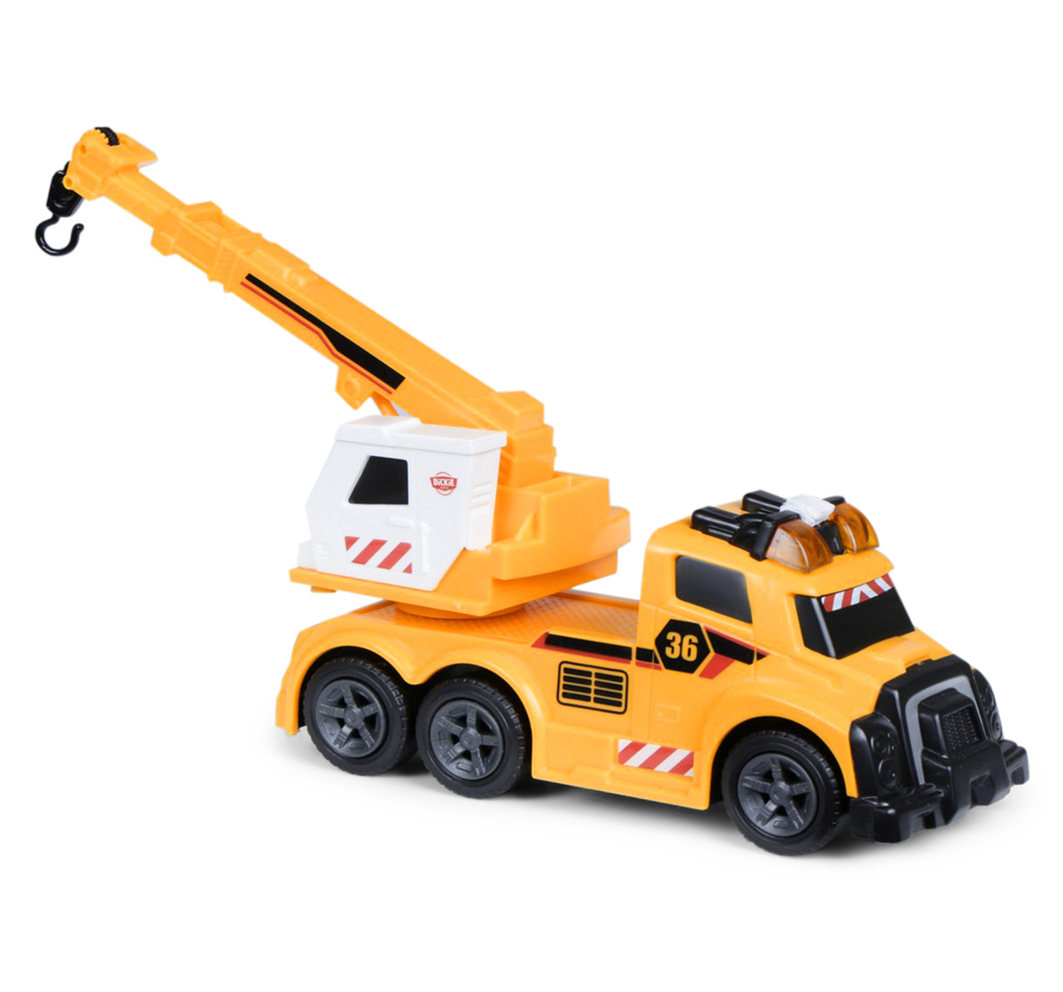 Dickie Light & Sound Vehicle - Mobile Crane - Color: Multicolor