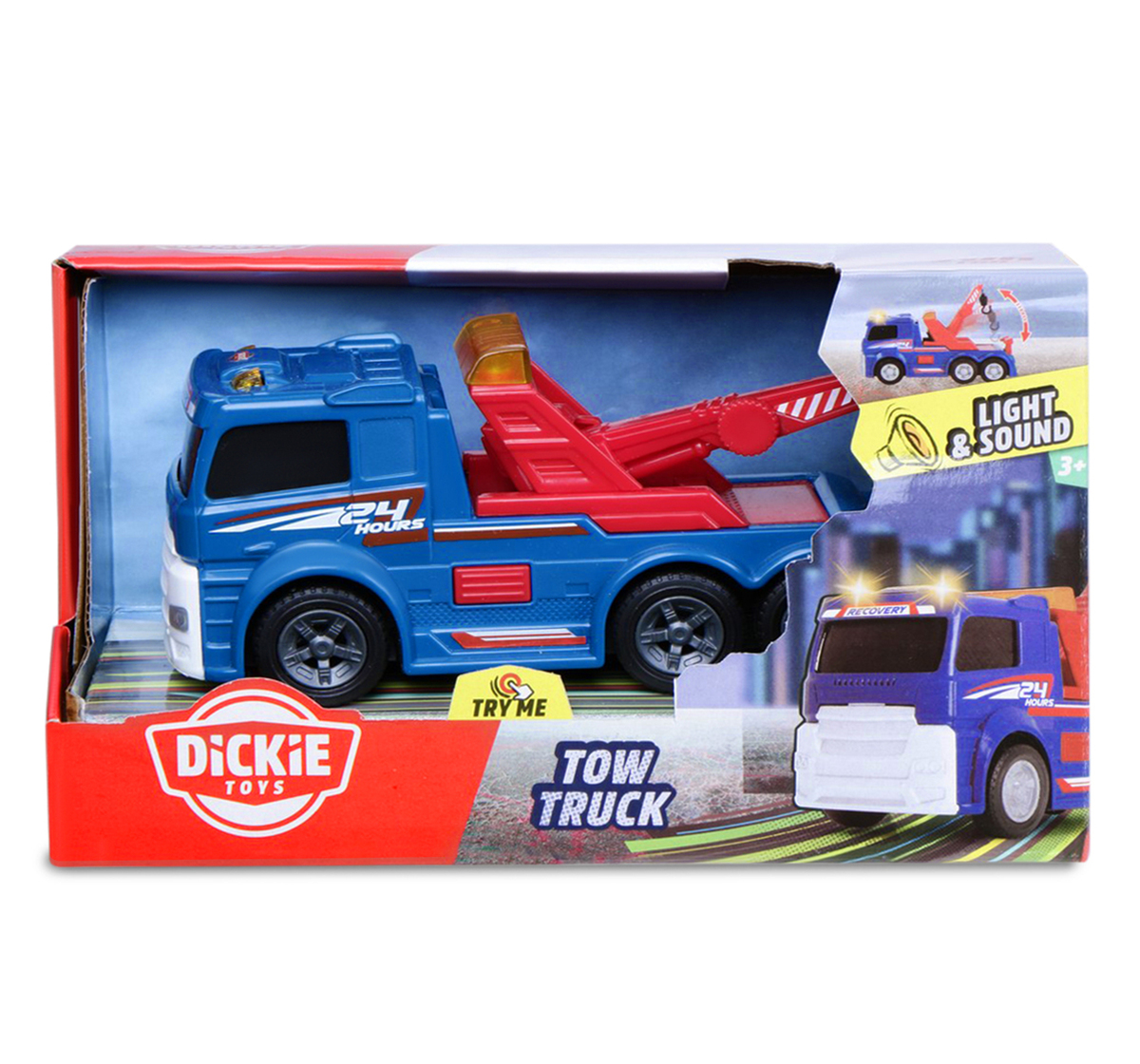 Dickie Toys Light & Sound Vehicle - Tow Truck