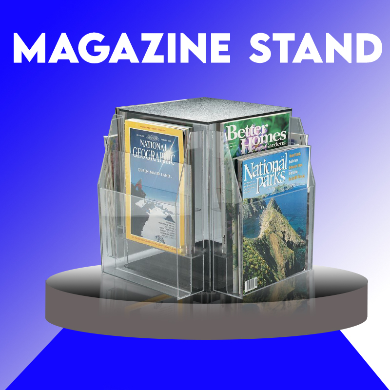 Revolving Magazine Stand