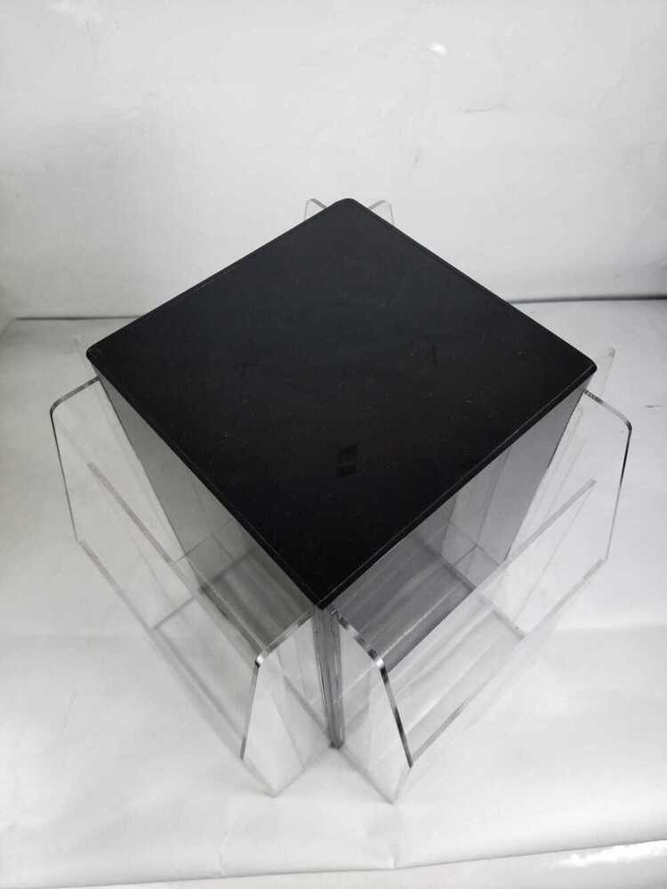 Revolving Magazine Stand - Durable Metal Frame Stylish Design For Home And Office Use