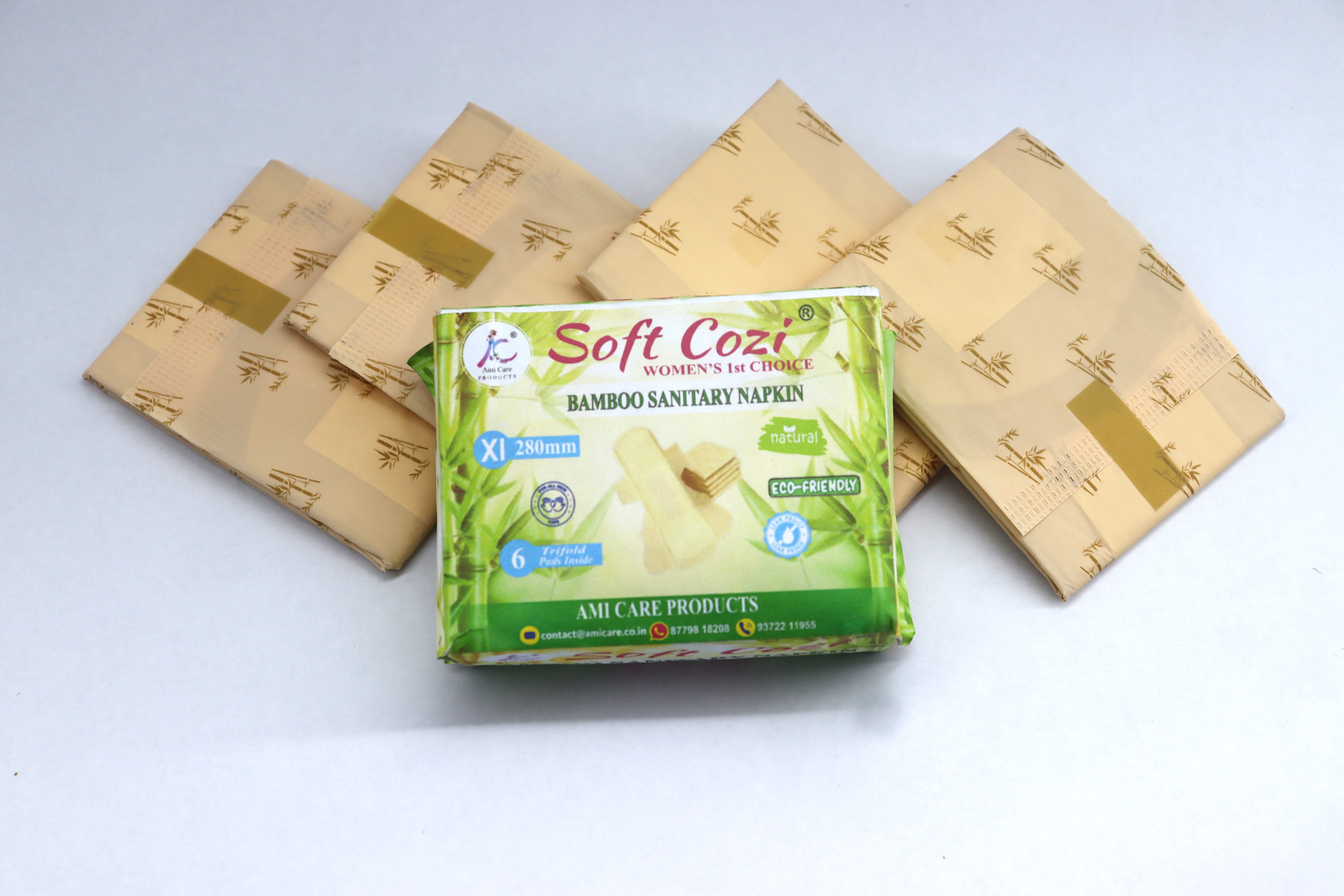 Anion Chip Pink Bamboo Napkin Trifold 10pcs - Age Group: Women