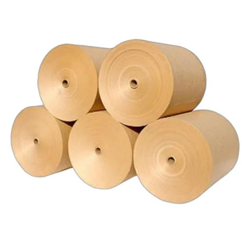 Brown Imported Virgin Kraft Paper Roll - Feature: Anti Curl